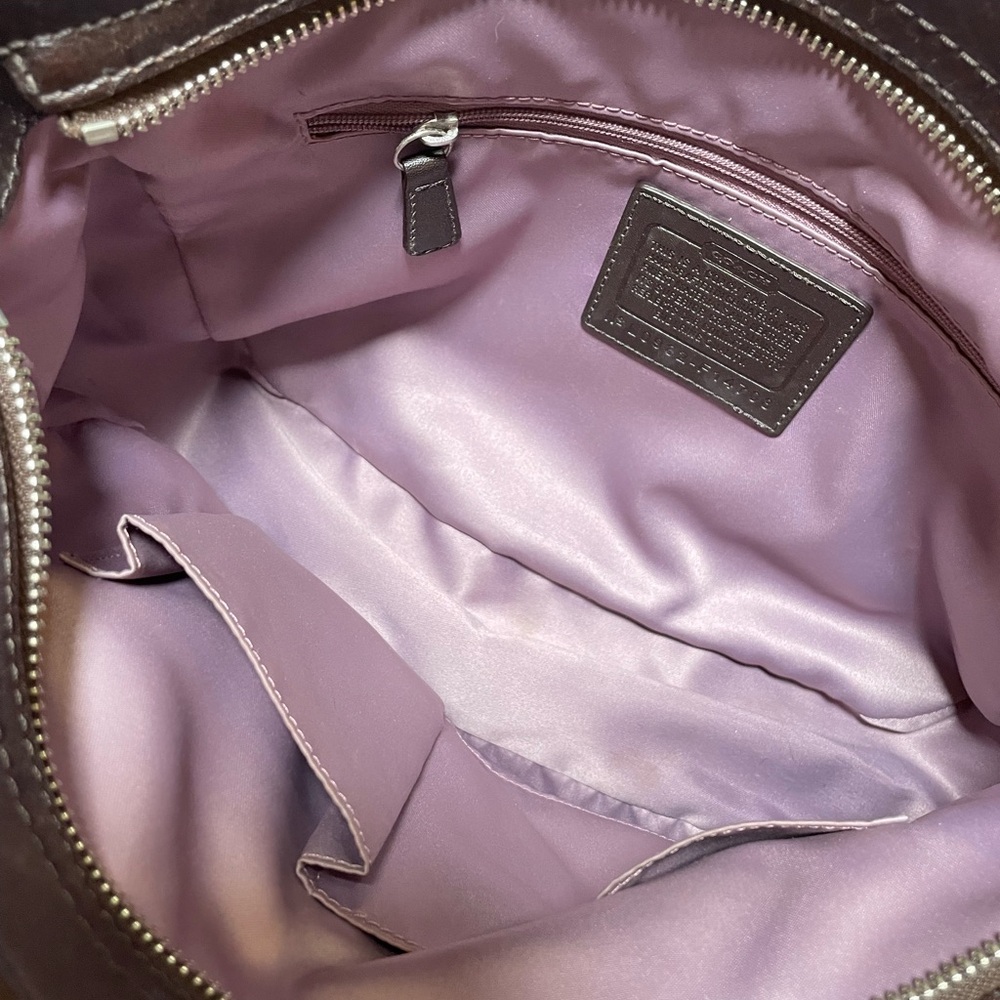 Coach Large Zoe Hobo Bag in Signature Jacquard WITH Crossbody Strap EUC ๐คฉ - Picture 14 of 17